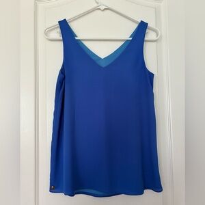 Lilly Pulitzer Reversible Blue Top xxs